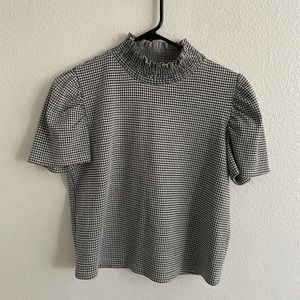 ZARA gingham top